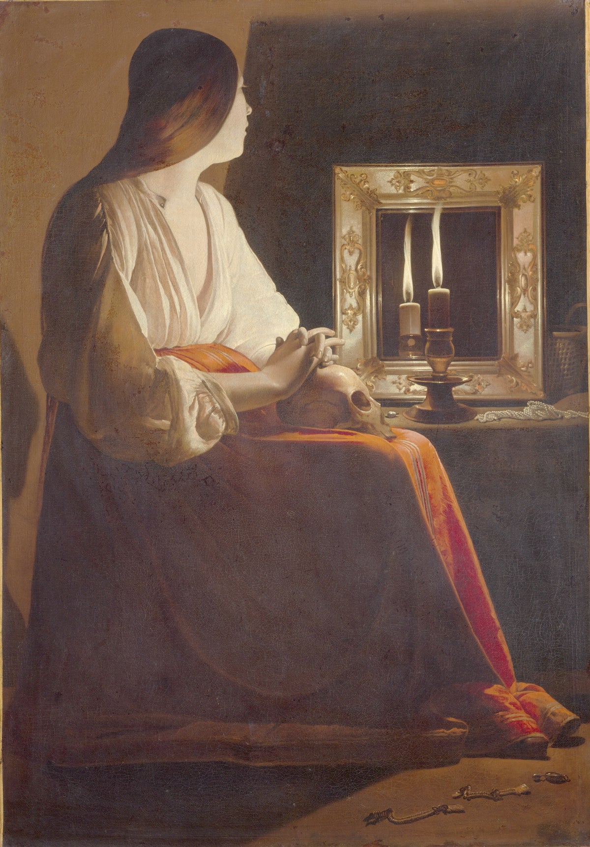 The Penitent Magdalen by Georges de La Tour (original artwork)