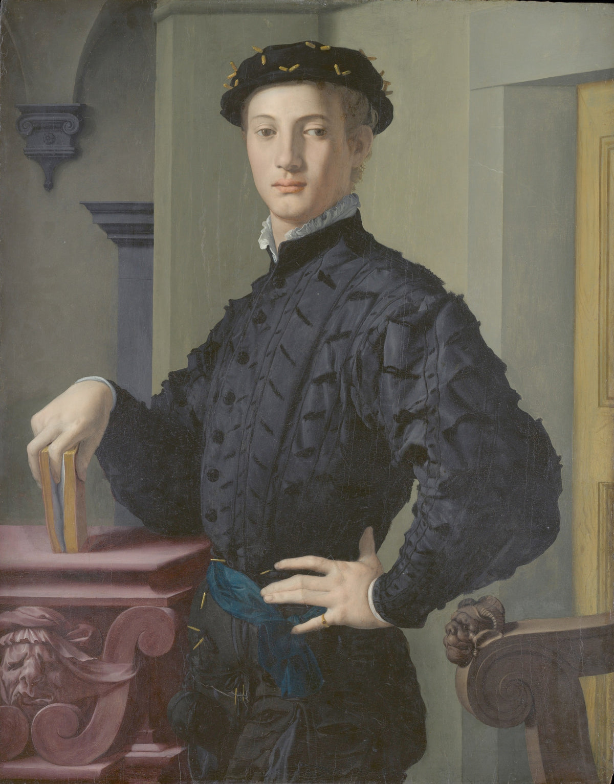 Portrait of a Young Man original artwork