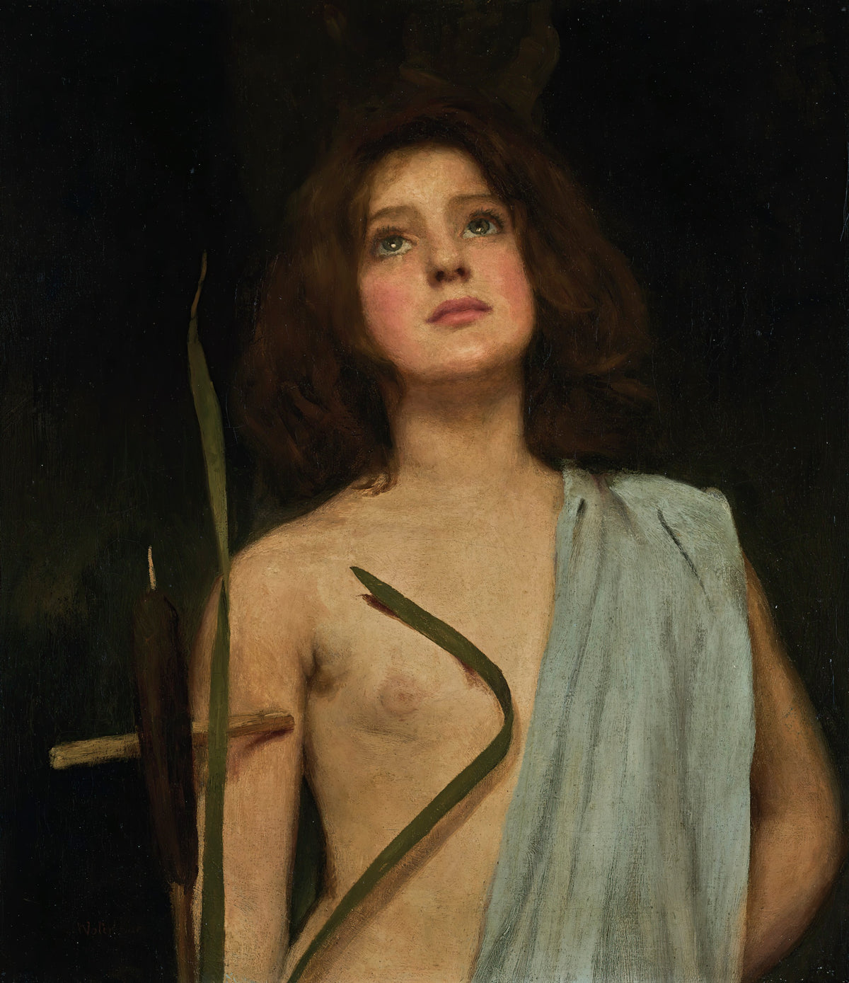 St. Joan by John William Waterhouse (original artwork)