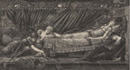 Edward Burne-Jones 'The Rose Bower, The Legend of the Briar Rose' Poster