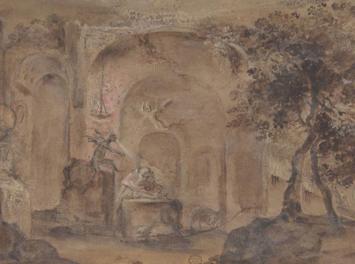 Ercole Procaccini the Younger 'The Temptation of Saint Anthony' Poster