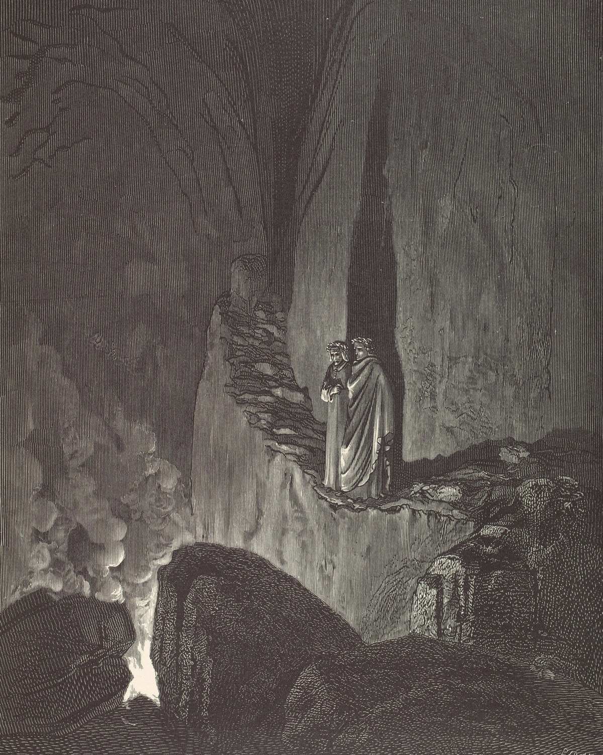 The Vision of Hell original artwork