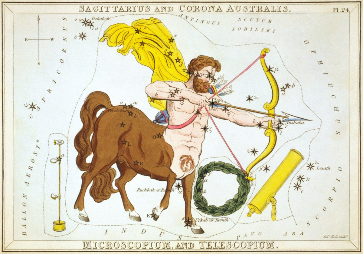 Sagittarius by Sidney Hall (original artwork)